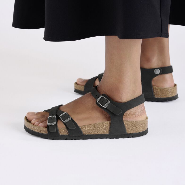 Kumba plantare morbido Pelle Nubuck - Black Black
