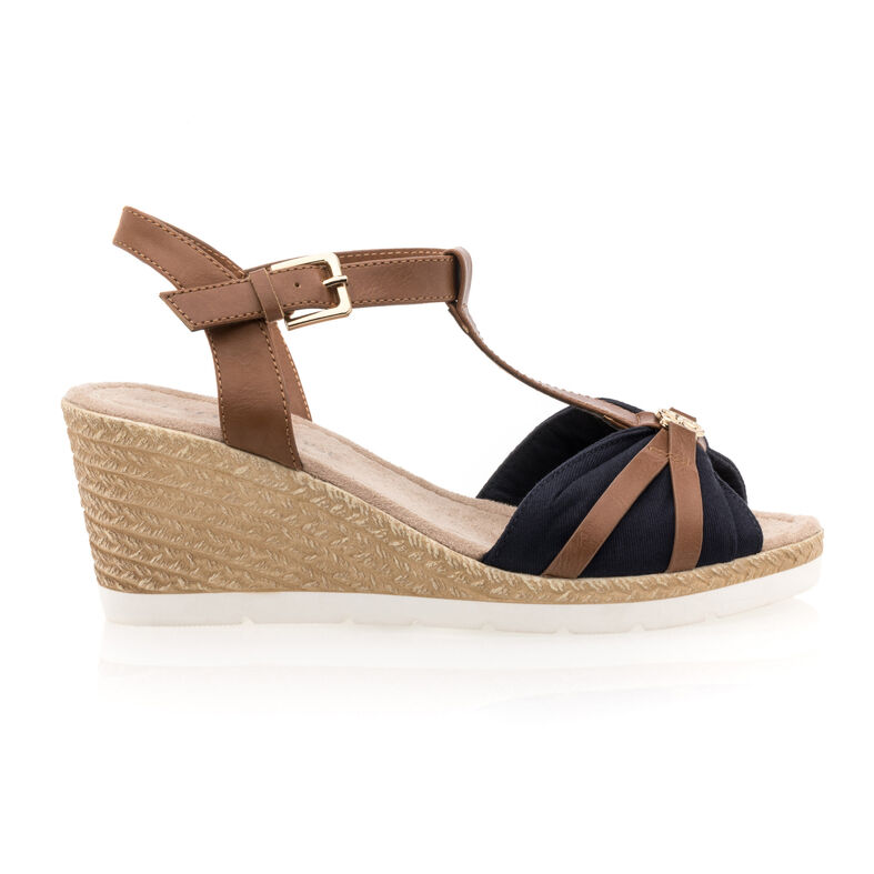 Sandali blu da donna / Scarpe aperte in punta