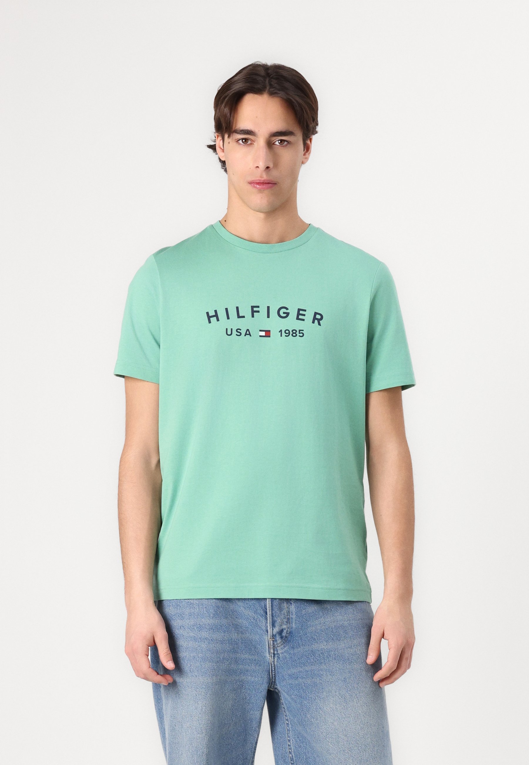 Maglietta Tommy Hilfiger per la Festa del Papà - T-shirt stampata - verde militare
