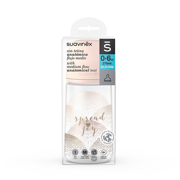 Anatomisk silikonnappflaska | 270 ml