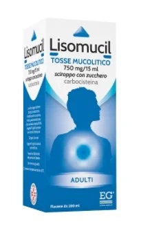 LISOMUCIL Jarabe para la tos Lisomucil 750 mg/15 ml Adultos 200 ml mucolítico