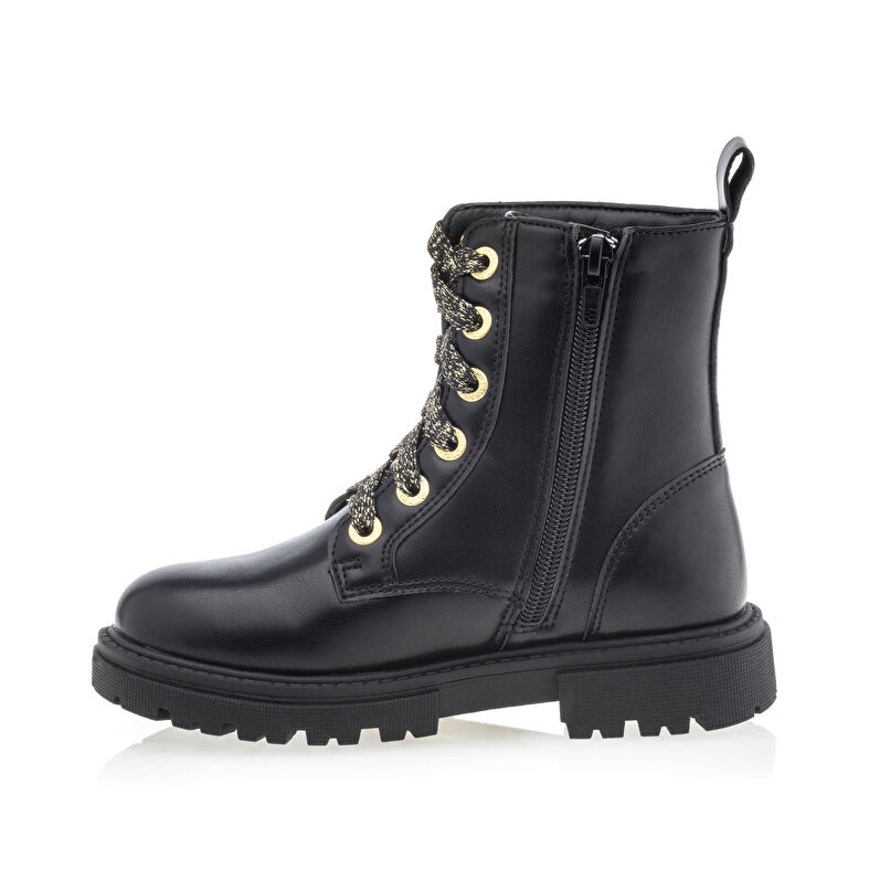 Czarne dziewczęce buty/botki