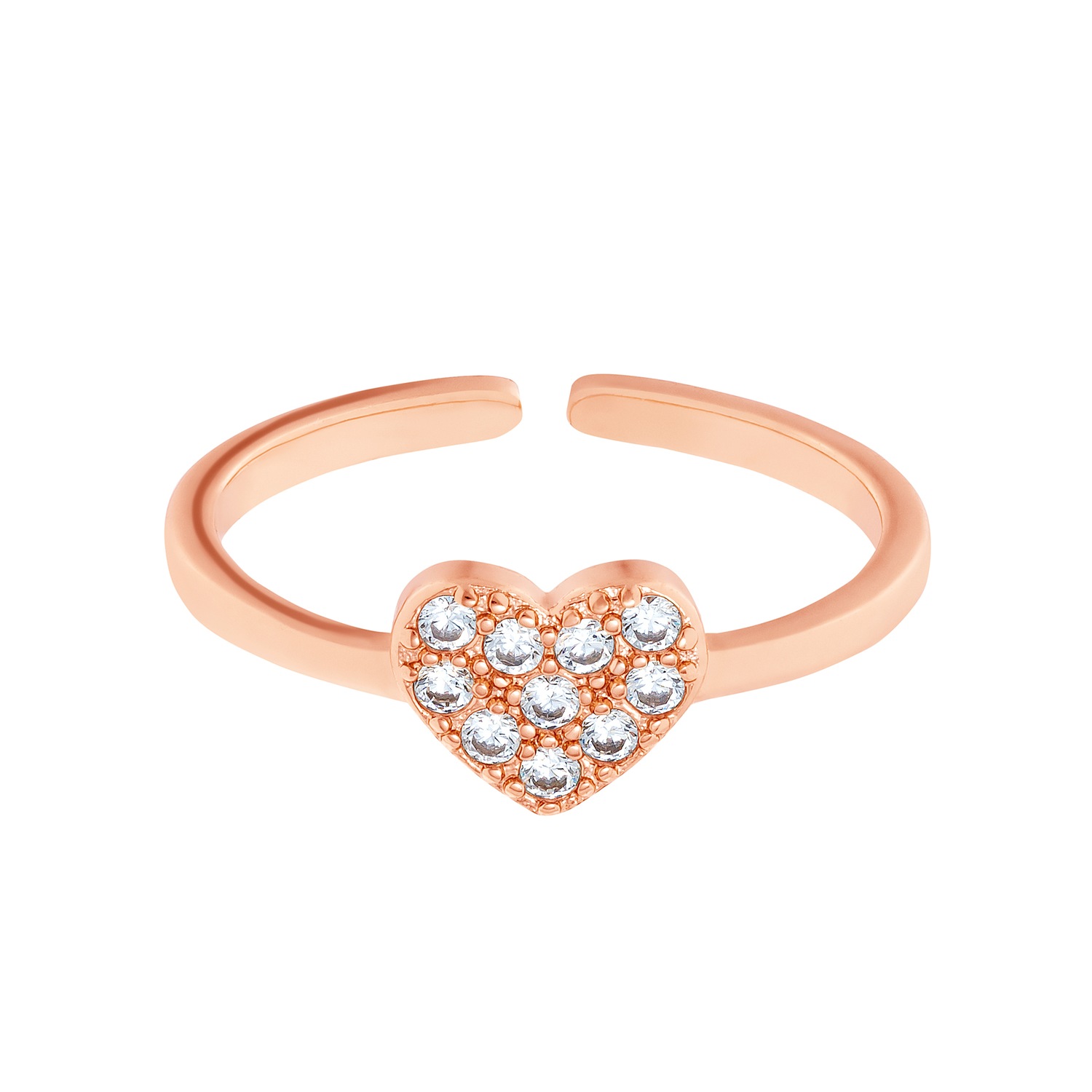 Heideman Bague Amber couleur or rose