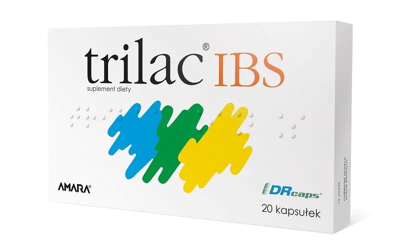 Trilac IBS, Suplement diety wspomagający przewód pokarmowy, Kapsułki