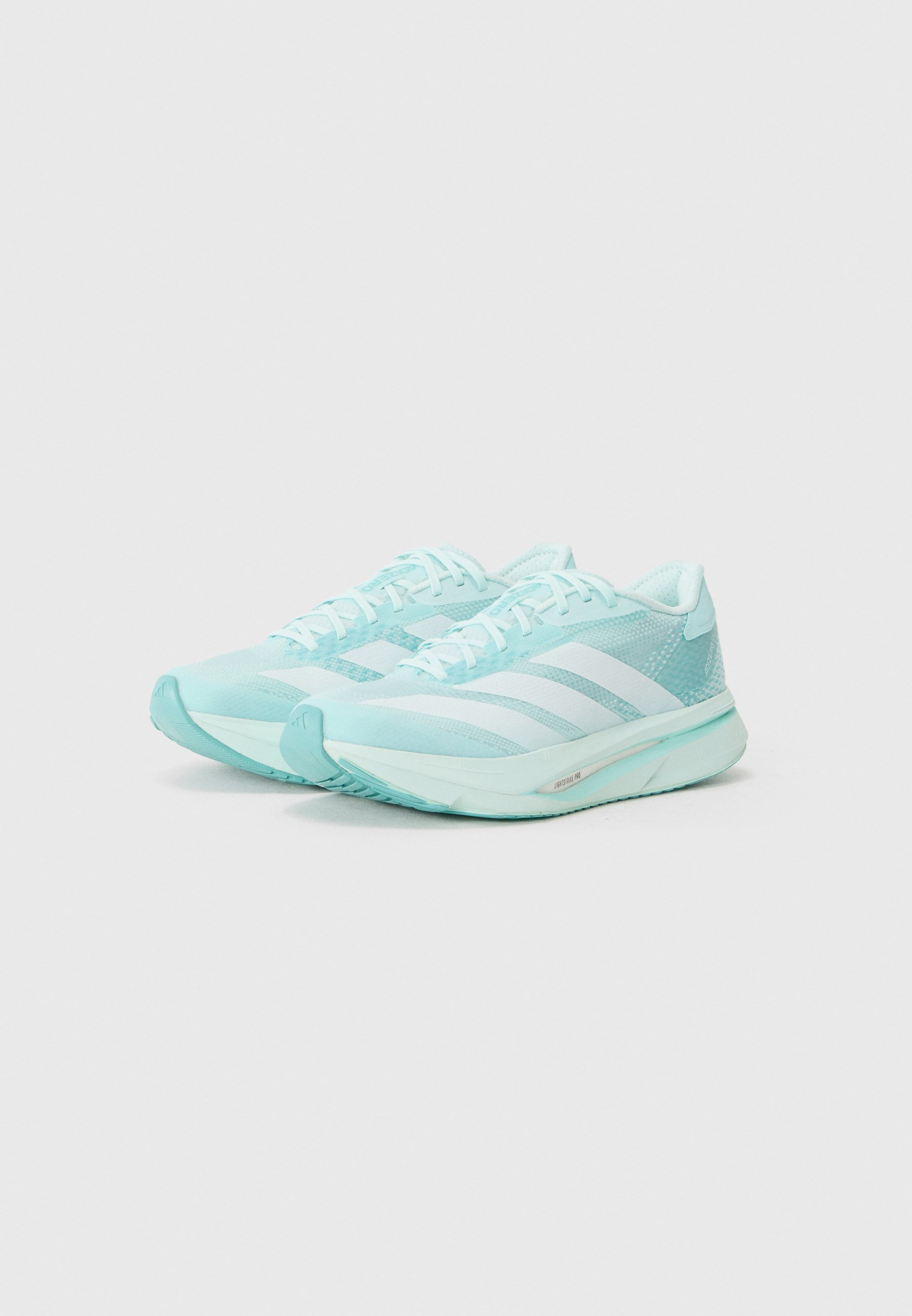 adidas Performance ADIZERO - Chaussures de trail - Menthe halo/Blanc/Aqua semi-flash