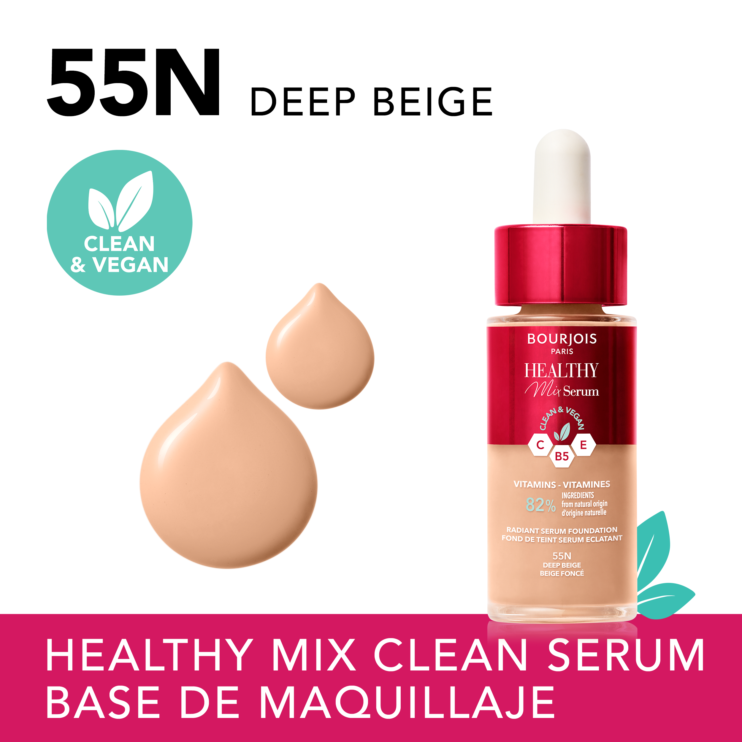 „Healthy Mix“ serumo makiažo pagrindas Makiažo pagrindai
