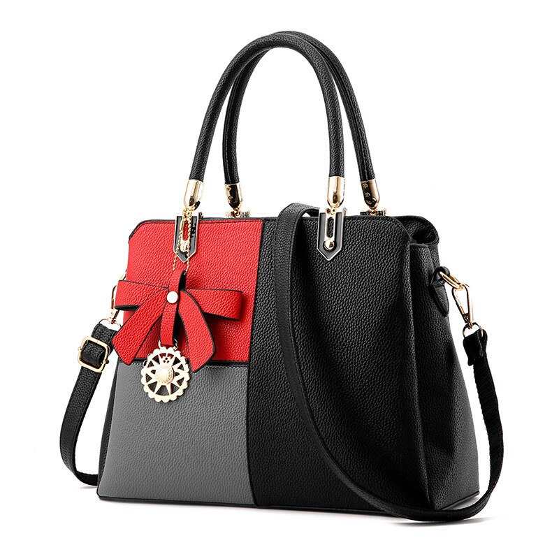 Borsa a tracolla da donna di lusso, casual ed elegante, in PU di alta qualità, con nappina, stile coreano, grande capacità.