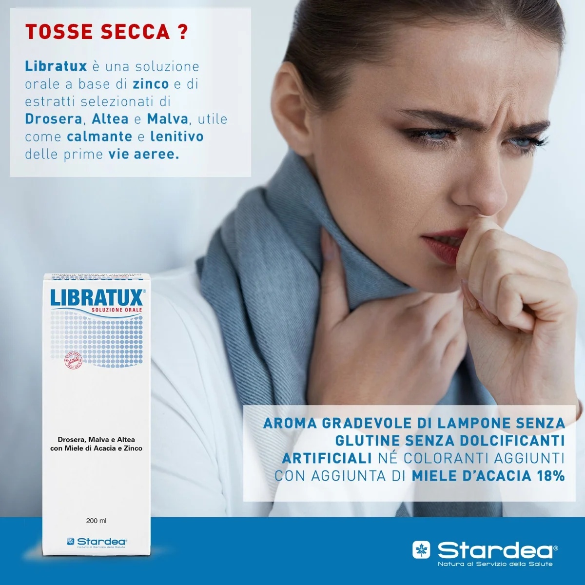 STARDEA Libratux voedingssupplement 200 ml Orofaryngeaal slijmvlies