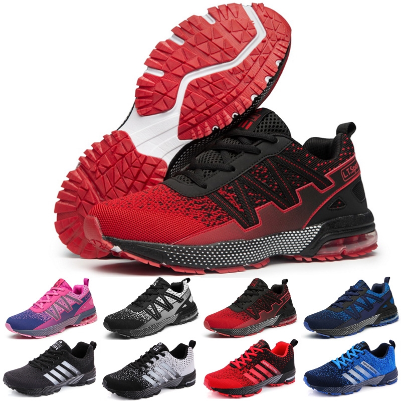 Femme homme sportif Sneaker 2021 poids léger homme chaussures de Sport semelle douce chaussures de Gym mode fille chaussures de marche respirantes