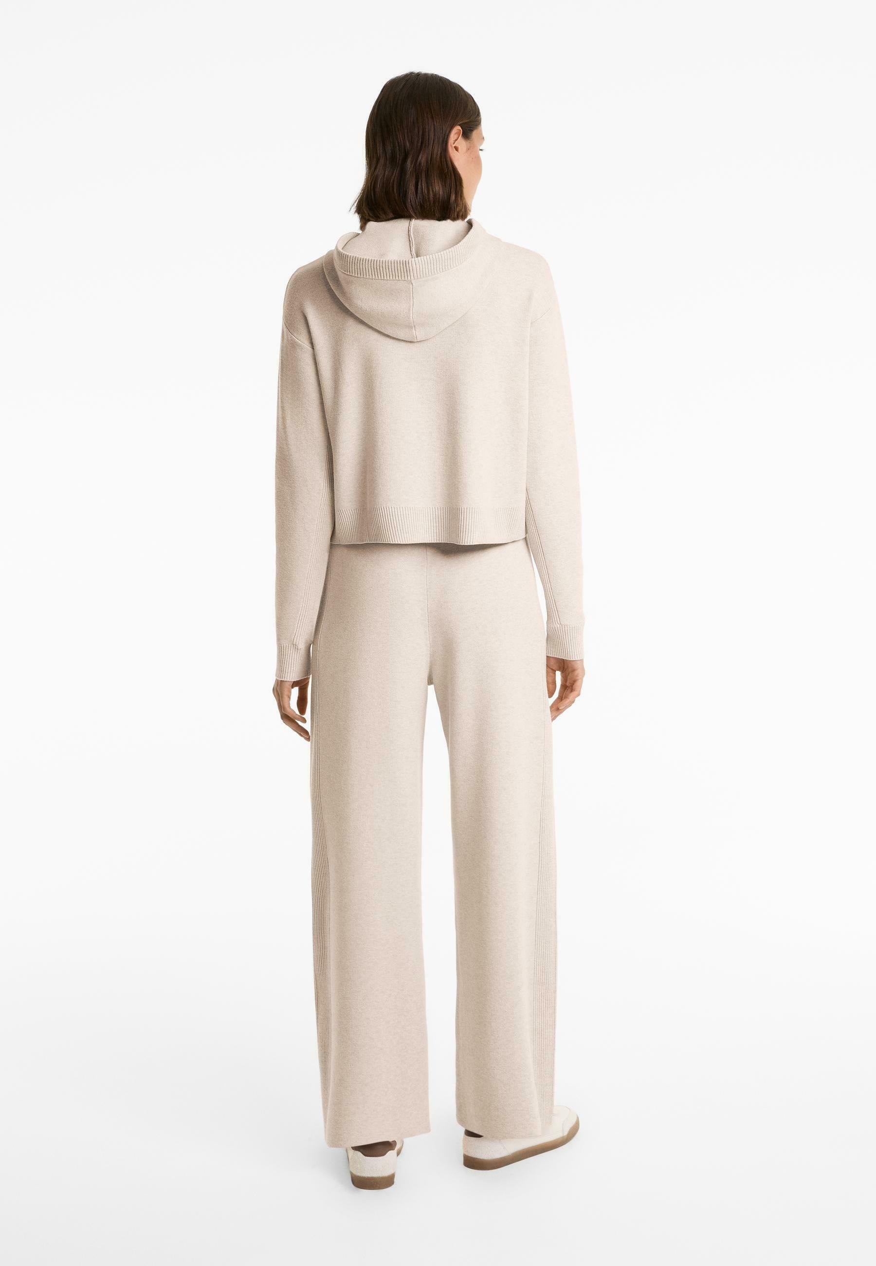 Sweat à capuche OYSHO - beige chiné