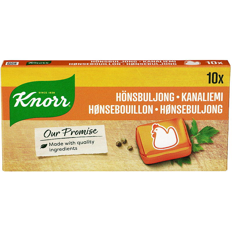 Knorr Kyllingebouillon 10 stk. Knorr
