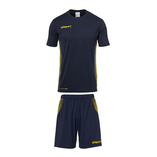  Kit Score Ka Bleu Marine/Jaune Fluo Uhlsport
