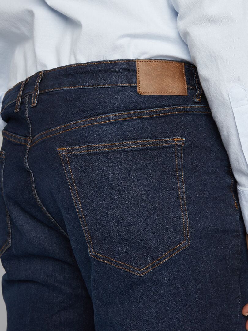 Rechte jeans met 5 zakken - L30 - BLAUW