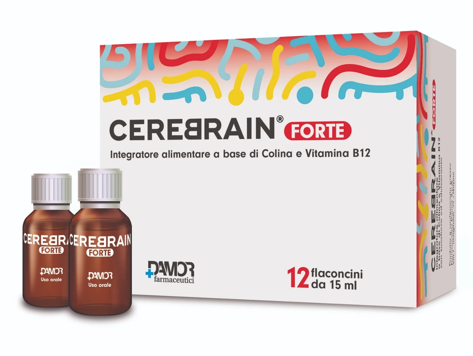 DAMOR FARMACEUTICI Cerebrain Forte 12 flacons 15 ml Bien-être mental