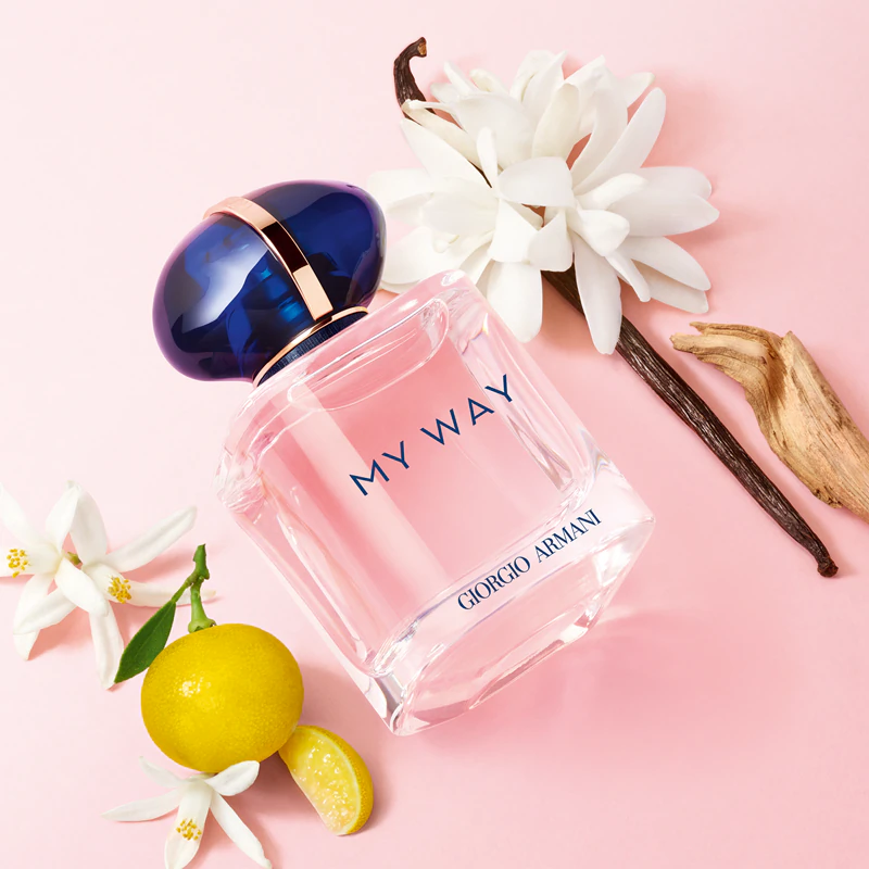 Frasco recarregável de Armani My Way Eau de Parfum para mulheres