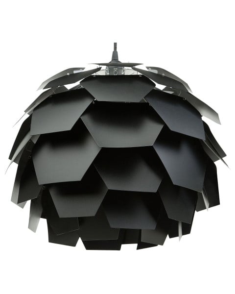 Lampa wisząca sufitowa kwiat czarna