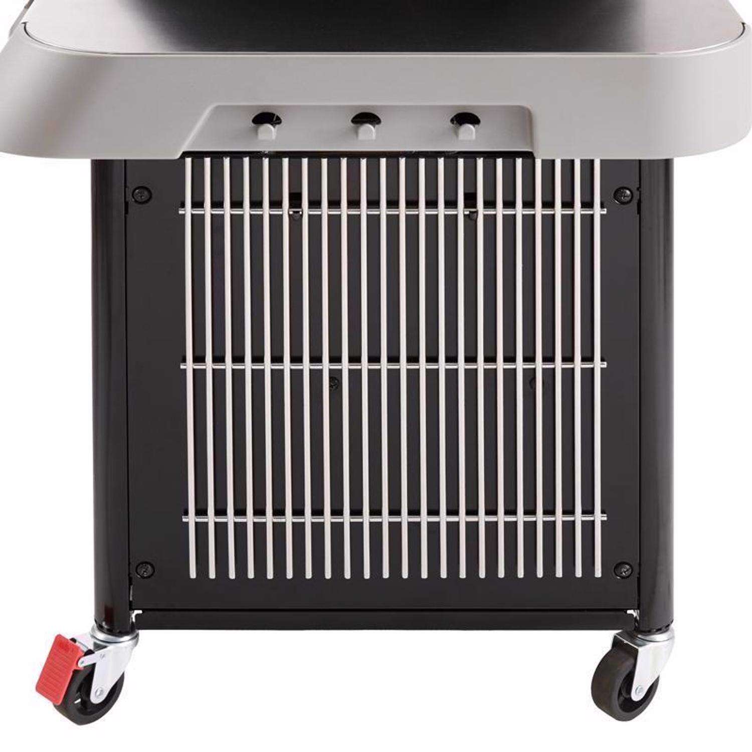 Weber Genesis S-435 4-polttimen nestekaasugrilli ruostumattomasta teräksestä