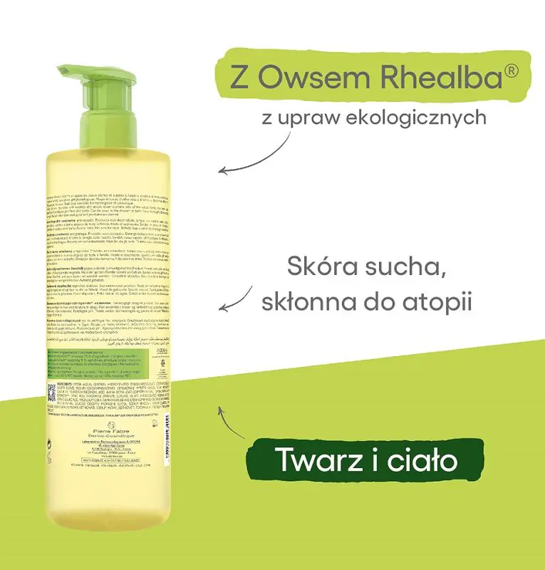 A-Derma Exomega Control Olejek-emolient pod prysznic, 750 ml