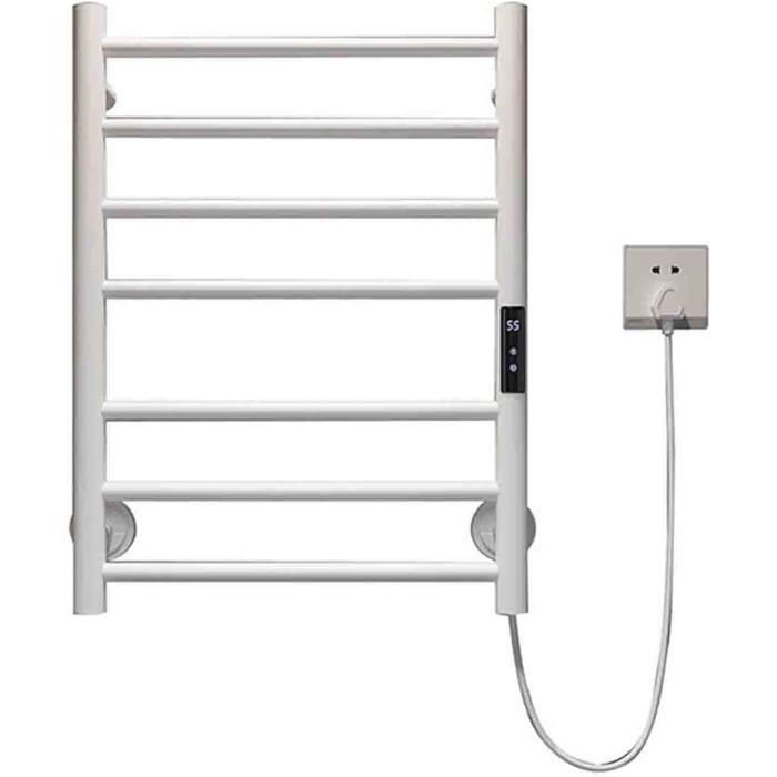 Sèche-serviettes électrique mural 7 barres, intelligent, avec chauffage à température constante pour salle de bain