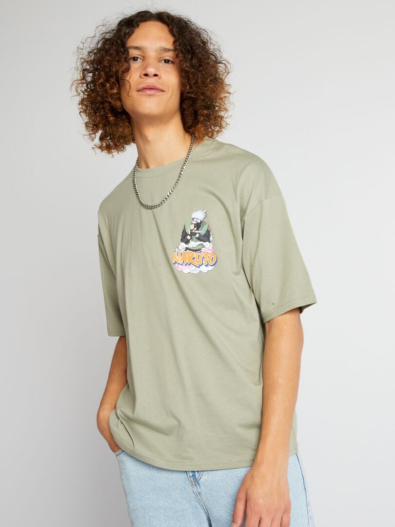 Camiseta de manga corta 'Naruto' - - CAQUI