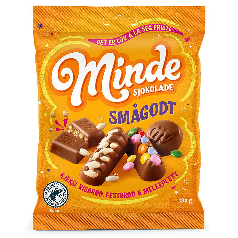 Minde Minde Snacks 180 g, gul