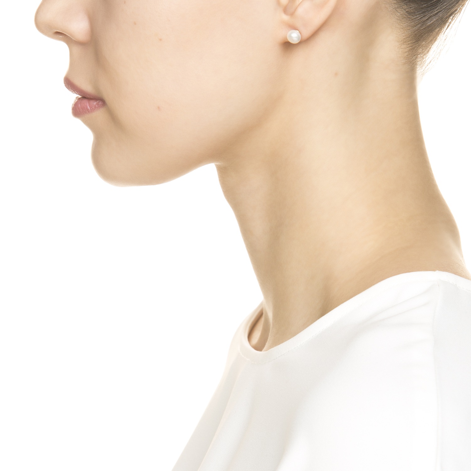 Heideman Boucles d'oreille en perles blanc