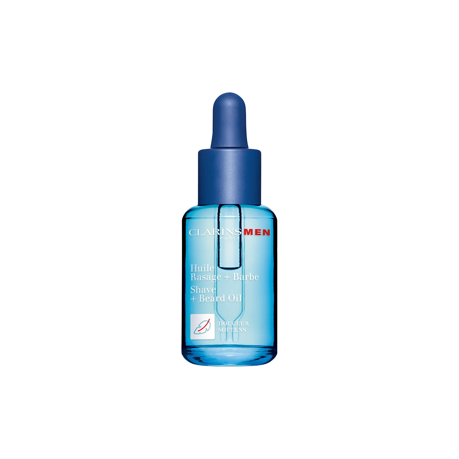 ClarinsMen Huile Rasage + Barbe - Olio per Rasatura, Trattamento Barba