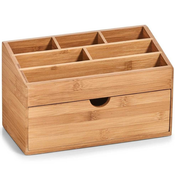 Organizer na kosmetyki, 7 przegródek, bambusowy