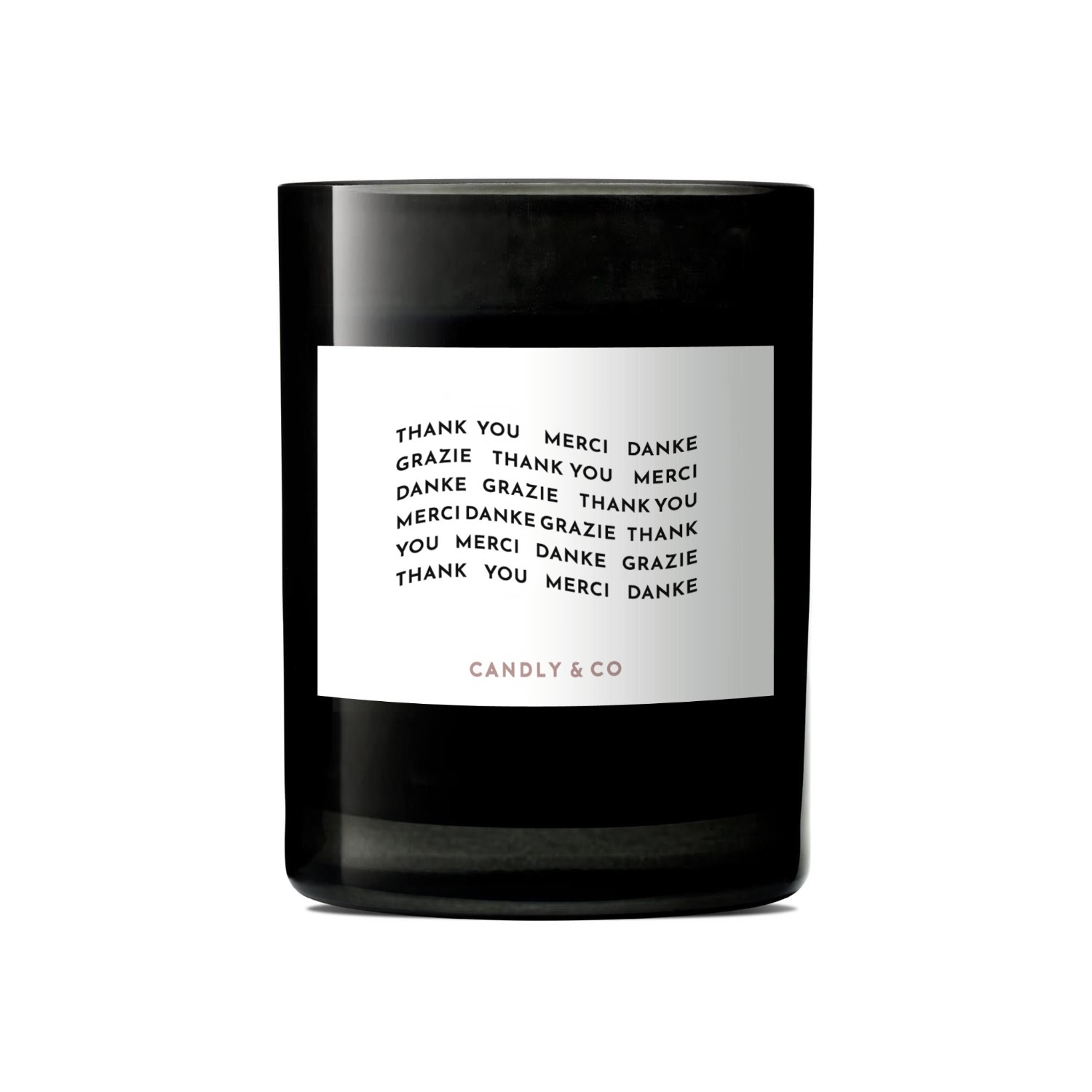 Candly&Co Bougie No.7 Thank you. Merci. Danke. Grazie.