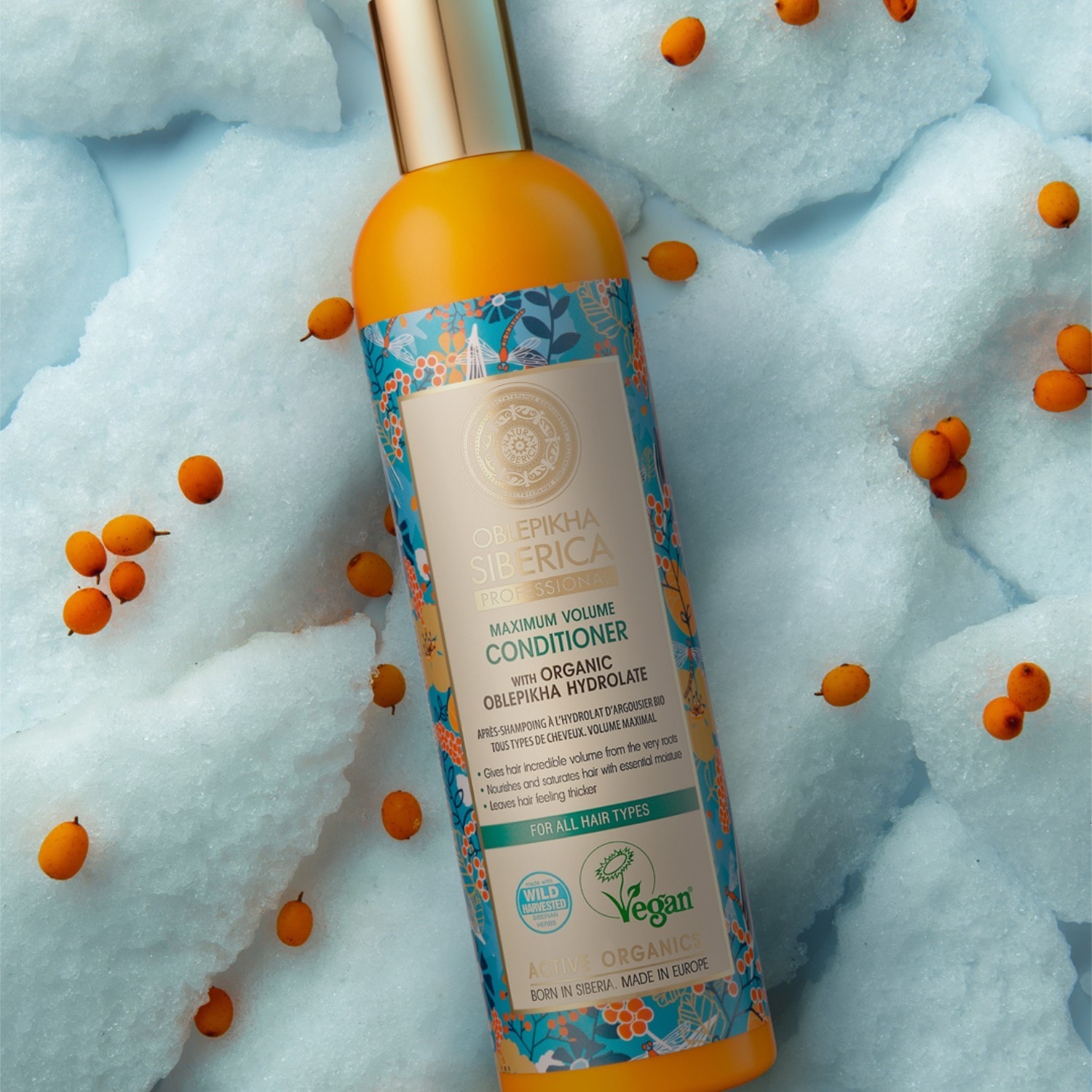Natura Siberica Baume Volume l'Argousier Tous Types de Cheveux