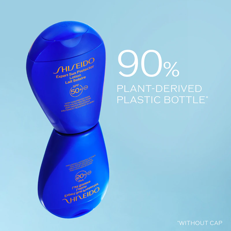 Loção Protetora Solar Shiseido Expert FPS 50+ para rosto e corpo