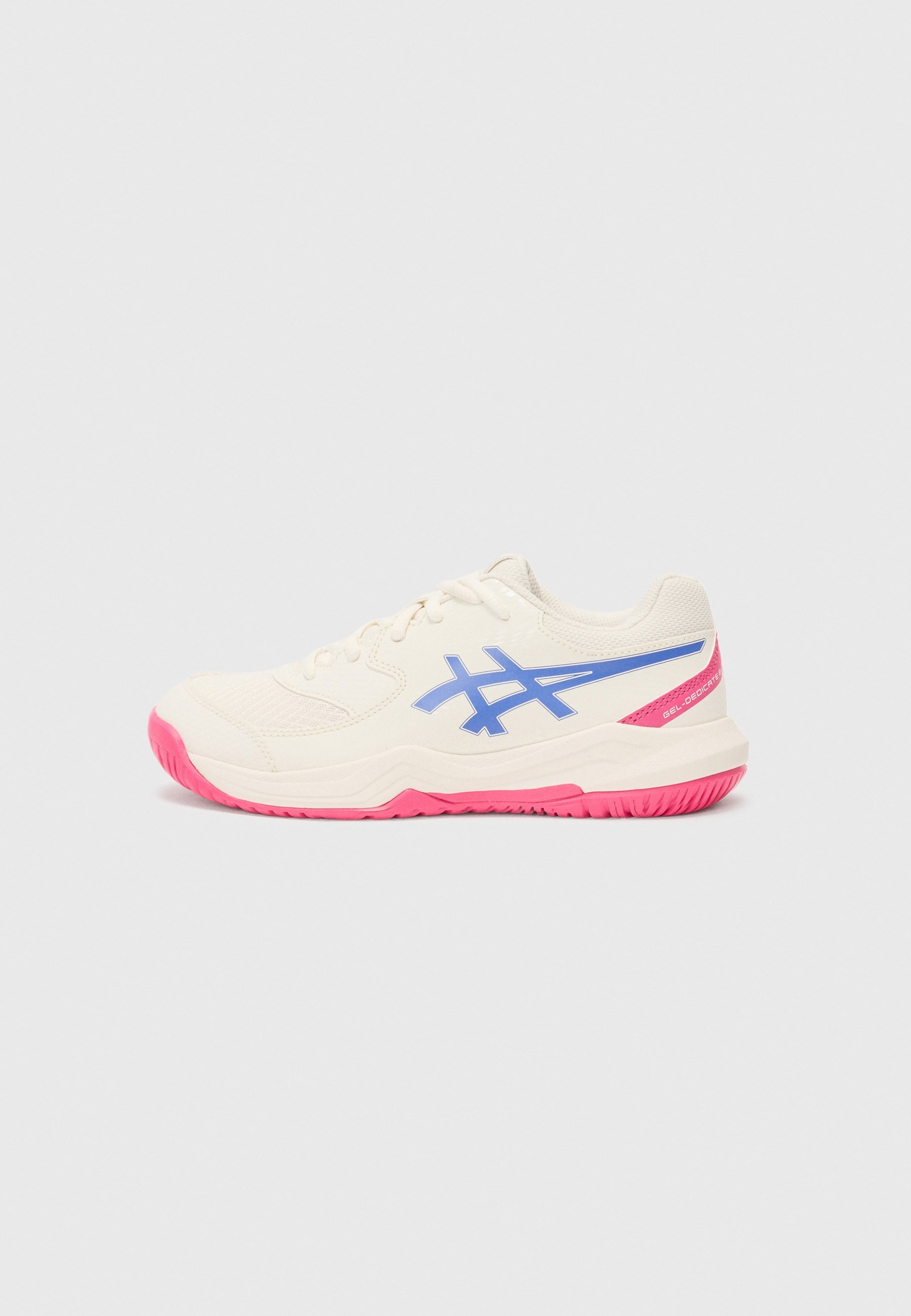 ASICS GEL DEDICATE 8 UNISEX - Scarpe da tennis multi-campo - crema/blu scuro/rosa