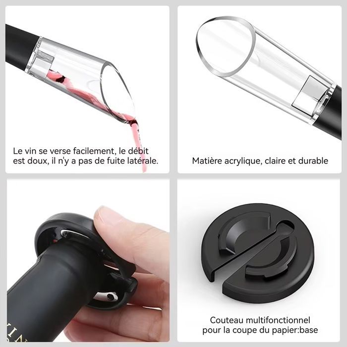 Corkscrew - CULINOREA - Weight 600g Wine Accessories Automatic Bottle Opener Set Electric Corkscrew
