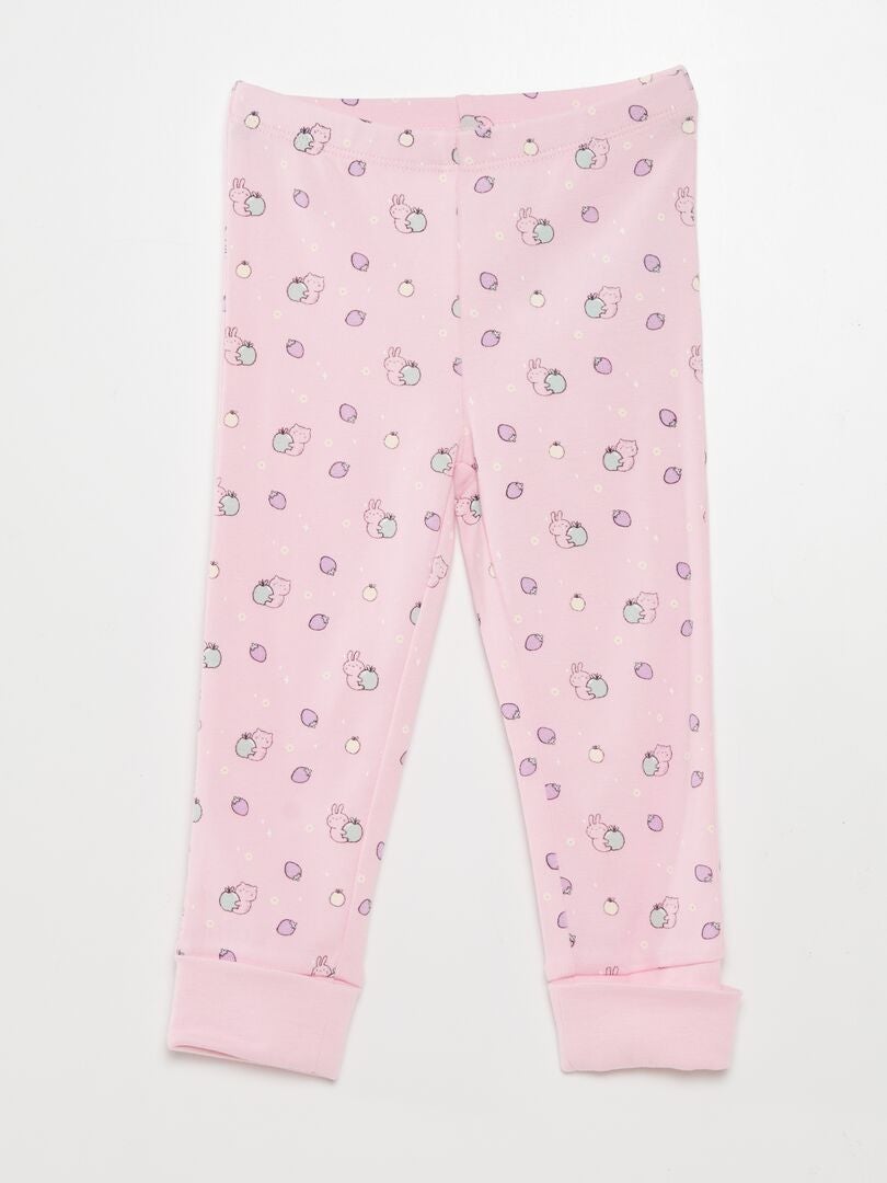 2-delige pyjamaset (t-shirt + broek) - ROZE