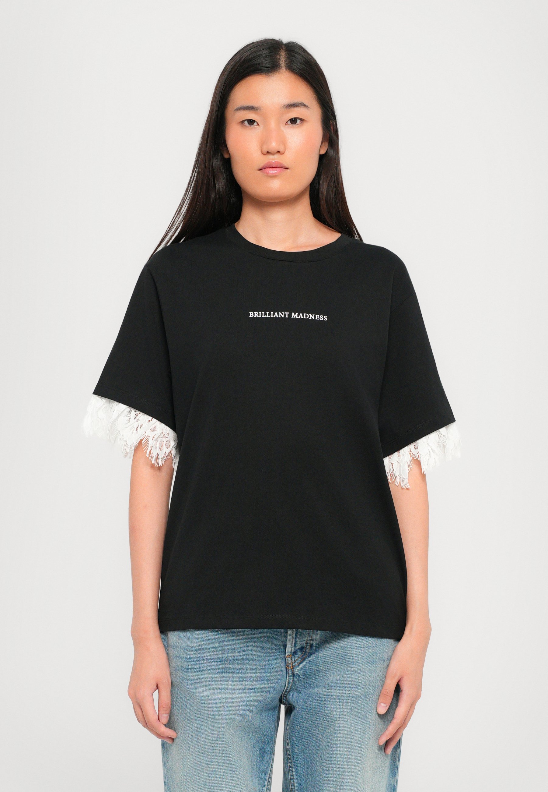 Het Kooples T-shirt met print - zwart