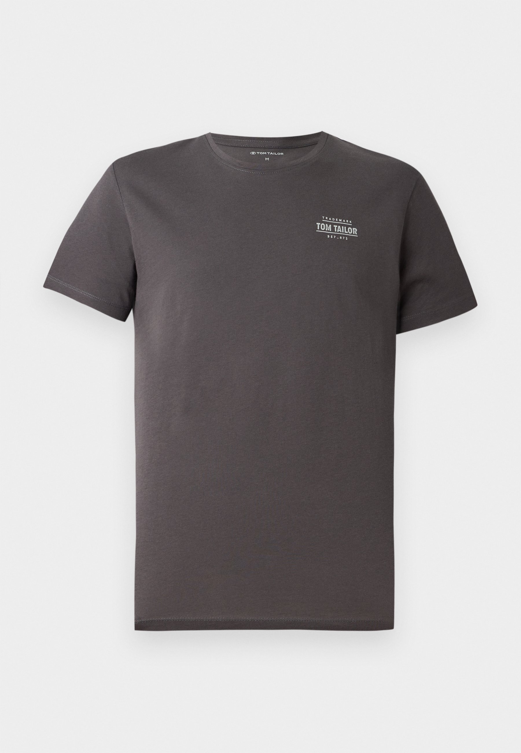 T-shirt imprimé TOM TAILOR - gris bitume