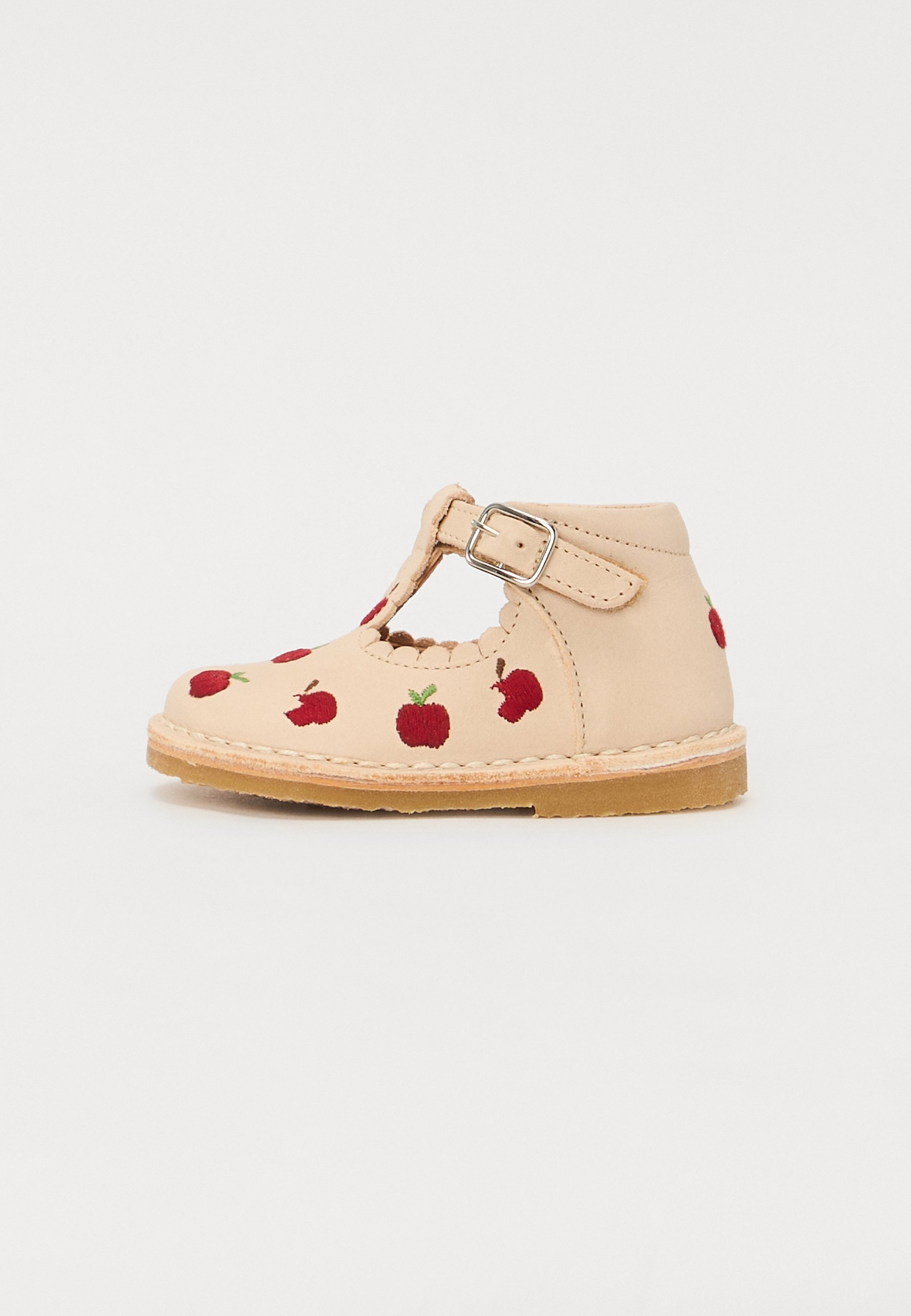 Petit Nord Copenhagen APPLE SCALLOP - Ballerines à bride cheville - crème