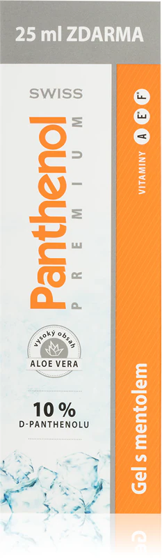 Gel refrescante pós-sol Premium com Pantenol Suíço 10%