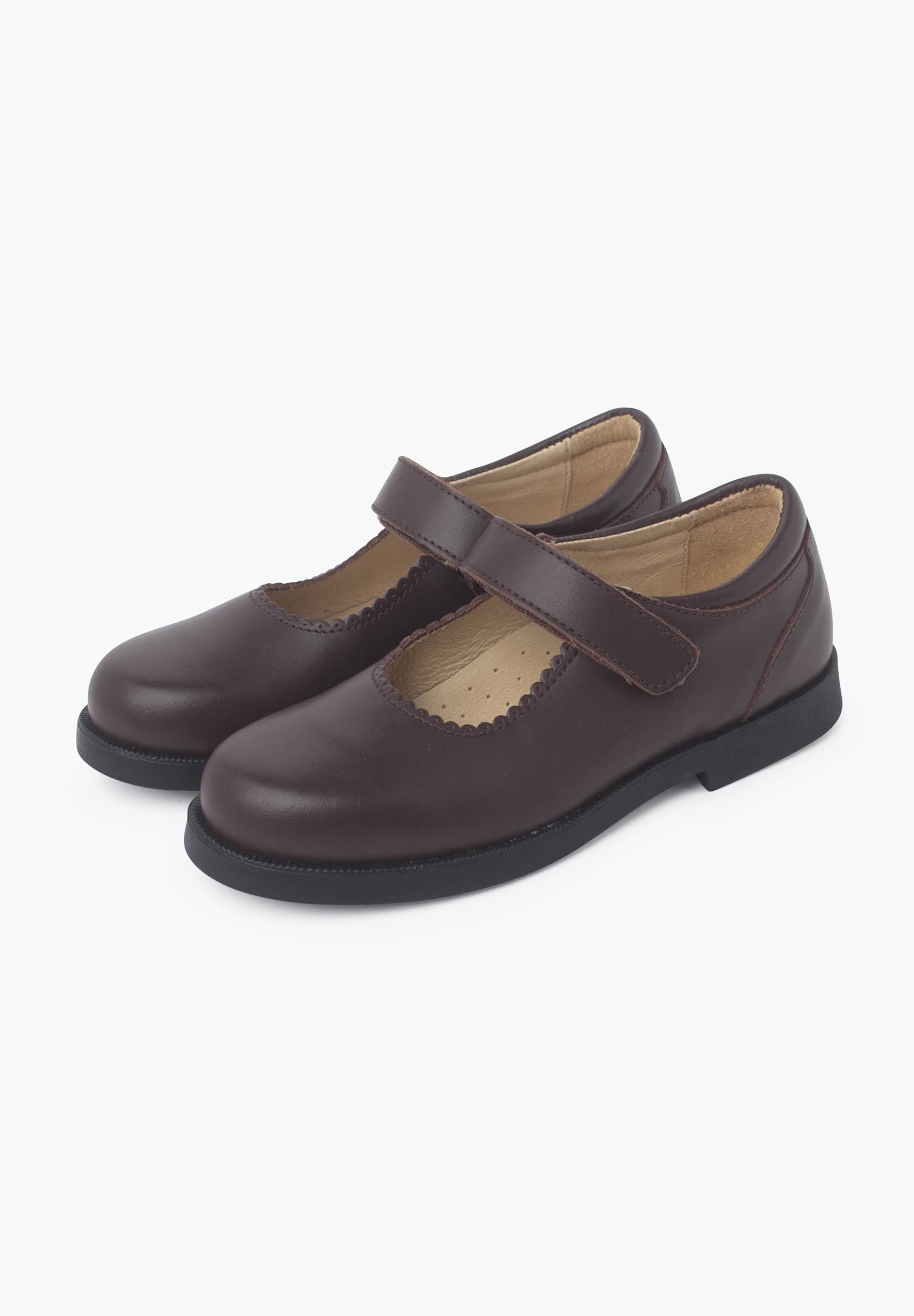 Pisamonas MERCEDITAS - Ballerina's met enkelbandje - bruin