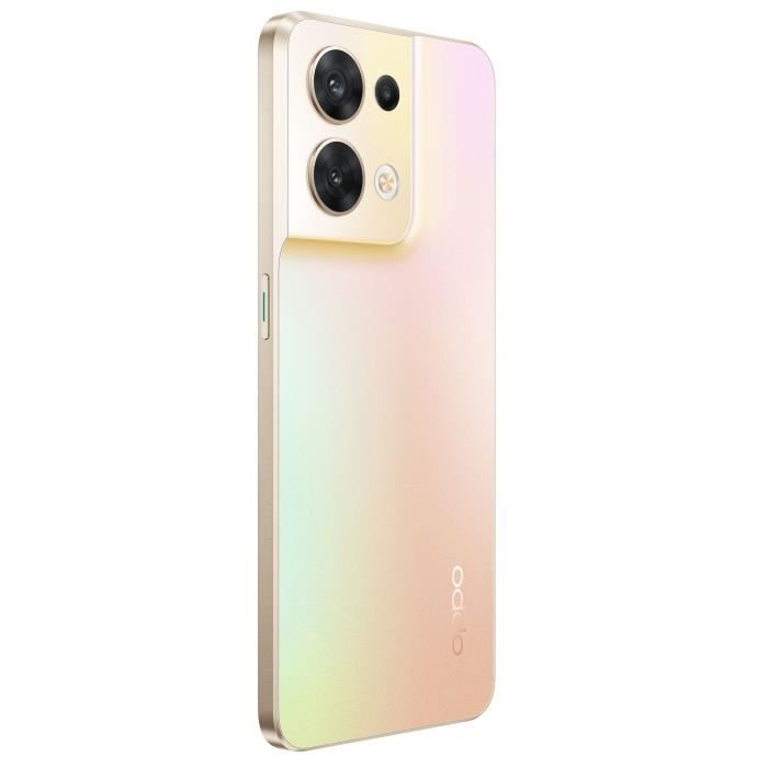 Smartphone OPPO Reno8 256Go 5G Or Chatoyant - Écran 6.4 po - Double SIM - Android 10