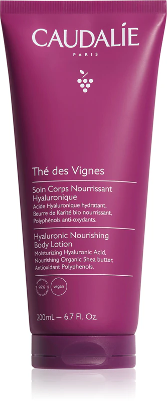Loção Corporal Nutritiva Caudalie Thé Des Vignes com Ácido Hialurônico