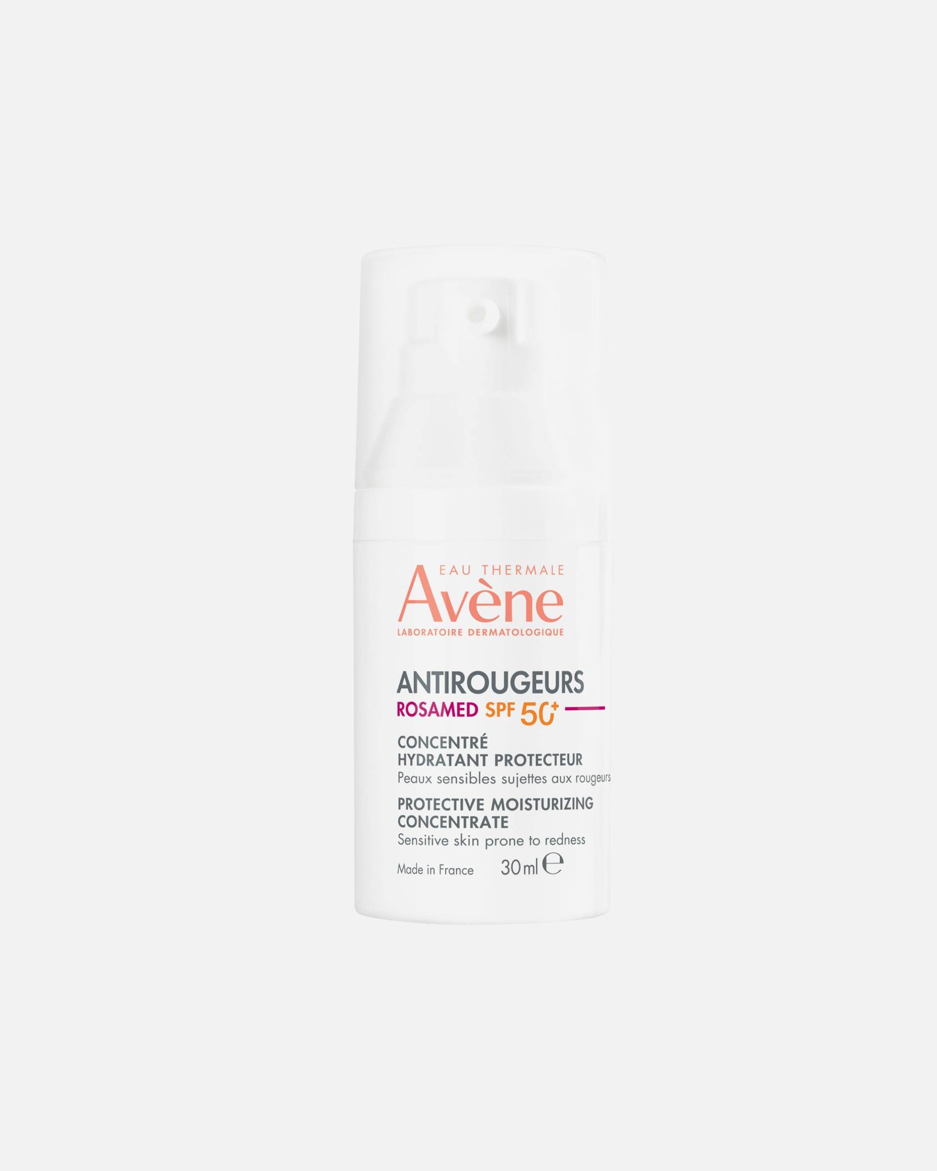 Avène Rosamed Antirougeurs Pleťové mlieko Ochranný hydratačný koncentrát SPF 50+ - 30 ml