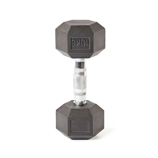  Wod Singular Hexagonal Dumbbell 10 Kg (No Logo)