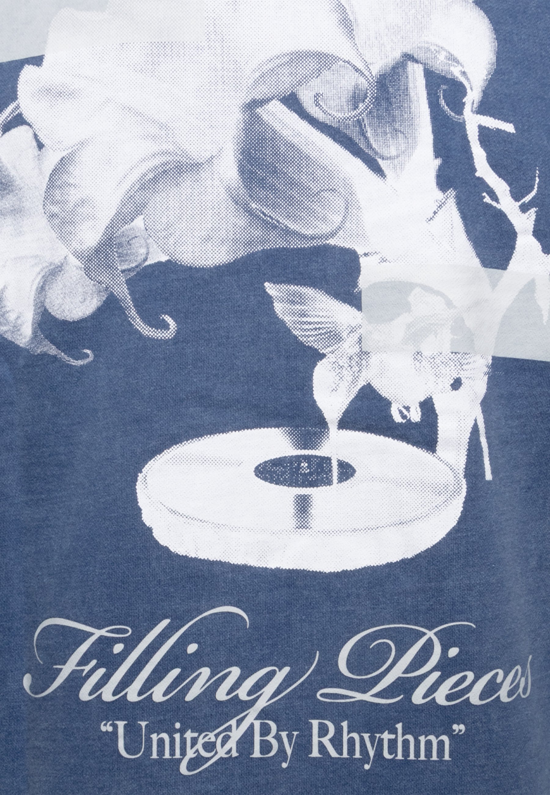Mikina Filling Pieces - modrá