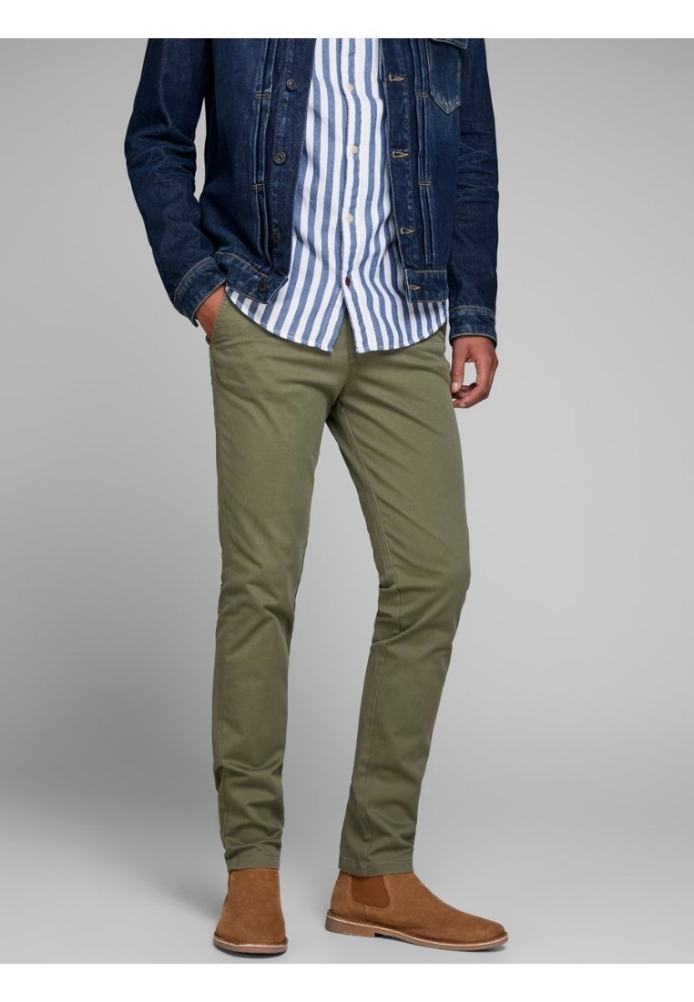 Jack & Jones Chinos - olivgrün