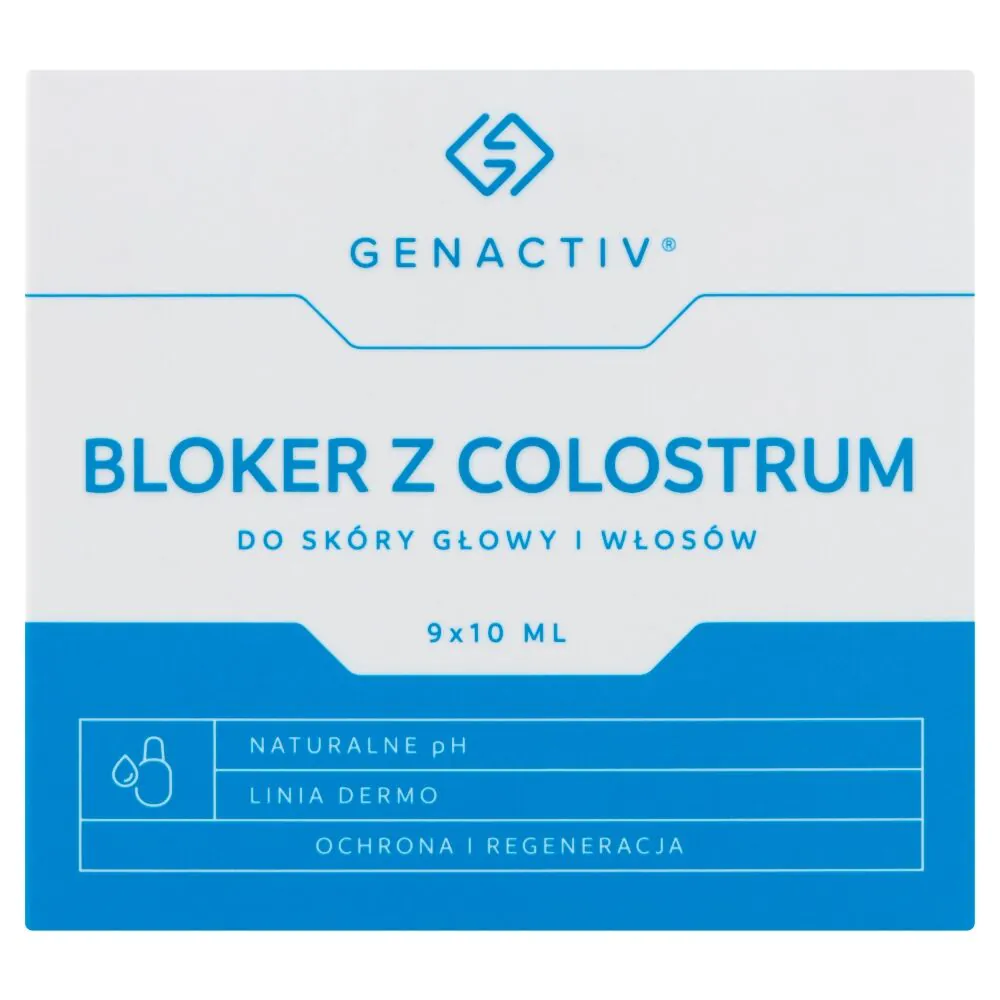 Genactiv Bloker z colostrum do skóry głowy i włosów