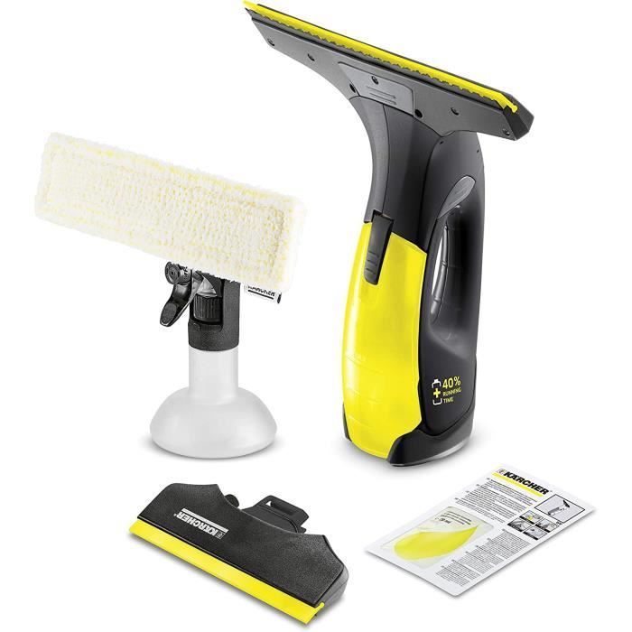 Limpiacristales Kärcher WV 2 Premium | Limpiacristales, lavaparabrisas, kit de limpieza de ventanas | Limpieza rápida y sin marcas | Batería incluida