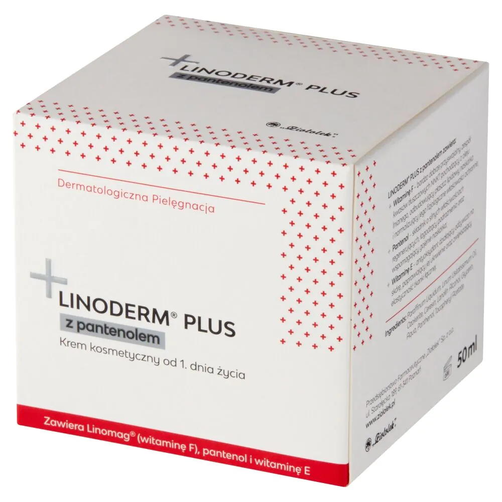 Linoderm Plus z Pantenolem, Krem kosmetyczny od 1. dnia życia