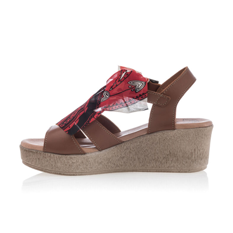 Brune sandaler / sko med åpen tå til dame