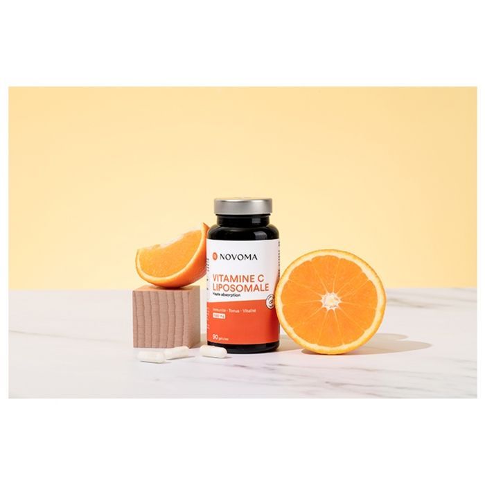 Vitamina C Lipossomal - Novoma - 90 Cápsulas - Redução da Fadiga - Sistema Imunológico e Nervoso